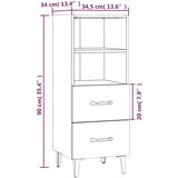  Komoda boja hrasta sonome 34 5x34x90 cm od konstruiranog drva | shoptok.hr
