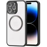 Aimo Mag - Durable Back Cover compatible with MagSafe for Apple iPhone 13 black