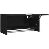  Ormar crni 70 x 32,5 x 35 cm konstruirano drvo | Eponuda.ba