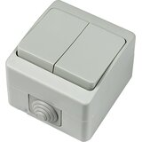 visage Prekidač nadžbukni SKLOPKA SERIJSKA 10A-250V SIVA IP54 Cijene