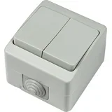 Prekidač nadžbukni SKLOPKA SERIJSKA 10A-250V SIVA IP54