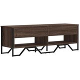 TV ormarić smeđa boja hrasta 122 x 34 x 41 cm konstruirano drvo | shoptok.hr