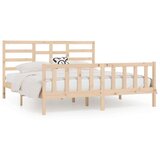  Posteljni okvir iz borovine 200x200 cm, (20708142) | Shoptok.si