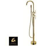Kranig Kraanwerk stoječa kopalna pipa | elegantna kopalnica | upogibanje | rosegold | brušeno jeklo iz nerjavečega jekla | črno zlato, (21670198) Cene