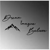 WALLXPERT zidna dekoracija Dream Imagine Belive | ePonuda.com