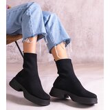 Gemre Black ankle boots with a flexible upper Evel | ePonuda.com