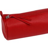 Clairefontaine okrugla kožna pernica 22 cm, crvena | shoptok.hr