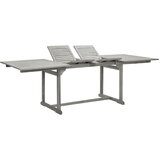 vidaXL vrtna jedilna miza (160-240)x100x75 cm trden akacijev les | Shoptok.si