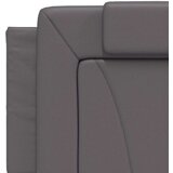 vidaXL Vzglavna stranica siva 160 cm umetno usnje, (21142507) | Shoptok.si