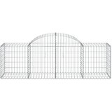  Lučne gabionske košare 20 kom 200x50x60/80 cm pocinčano željezo | shoptok.hr
