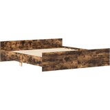 Okvir kreveta s uzglavljem i podnožjem boja hrasta 180x200 cm | shoptok.hr