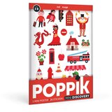 Poppik Edukativni poster s nalepnicama Mini otkrića: BOOO! Crna boja 3+ | Eponuda.com