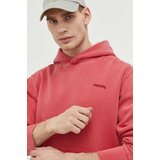 Superdry Dukserica za muškarce, boja: ružičasta, s kapuljačom, glatka | shoptok.hr