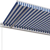 Tenda na automatsko uvlačenje 600x350 cm plavo-bijela | Eponuda.com
