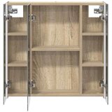  Kopalniška ogledalna omara Sonoma hrast 63,5 x 15,5 x 60,5 cm, (5000233313) | Shoptok.si