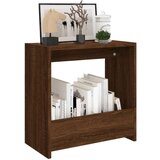 vidaXL Bočni stolić smeđa boja hrasta 50x26x50 cm konstruirano drvo | shoptok.hr