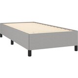  Krevet s oprugama i madracem svjetlosivi 100x200 cm od tkanine | shoptok.hr