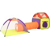  Dječji šator za igru s 250 loptica višebojni 338x123x111 cm | shoptok.hr