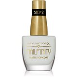 Max Factor Nailfinity Matte Top Coat mat nadlak 12 ml Odtenek 101 velvet curtain | Shoptok.si