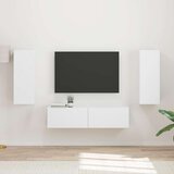  Komplet TV omaric 2 pcs Bela Konstruiran les, (5000132589) | Shoptok.si