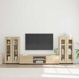  Set TV komoda FLORIN 3 pcs Sonoma hrast Konstruirano drvo | shoptok.hr