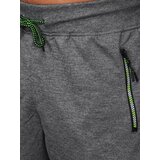 DStreet Dark Grey Men's Tracksuit Shorts | shoptok.hr