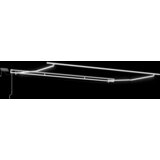 vidaXL Ručna uvlačiva tenda s LED svjetlom crna 450x300 cm, Zamjenska tkanina za tendu 4,5x3 m crna | shoptok.hr