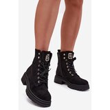 Boto Women's insulated workery boots with decorations Black Olivira | Shoptok.si