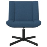  Fotelja Plava Tkanina Srednja Ergonomska Fotelja za opuštanje | shoptok.hr