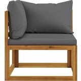  Klop za 2 osebi s temno sivimi blazinami | Shoptok.si