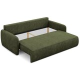 Makamii Zelena raztegljiva/s prostorom za shranjevanje sedežna garnitura iz šenilje 218 cm Lilo – | Shoptok.si