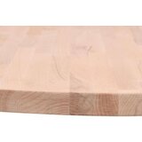 Stolna Mizna plošča Ø90x4 cm okrogla trdna bukovina | Shoptok.si