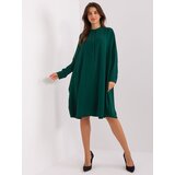 Fashion Hunters Dark green oversize midi dress | shoptok.hr