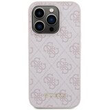 Guess Ovitek GUHCP15LG4GFPI, Iphone 15 Pro, roza, (20844950) Cene