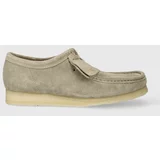 Clarks Originals Cipele od brušene kože Wallabee za muškarce, boja: siva, 26175711