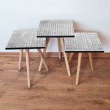 Hanah home 3Shp373 - Grey Grey Nesting Table (3 Pieces) | ePonuda.com