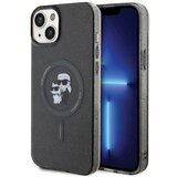 Karl Lagerfeld OVITEK Z BLEŠČICAMI KARL&CHOUPETTE ZA MAGSAFE ZA IPHONE 15 ČRN, (21897724) | Shoptok.si
