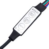  Stolić s beskonačnim LED svjetlima boja hrasta 100x100x40 cm | shoptok.hr