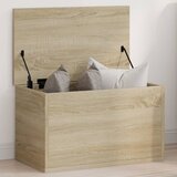 vidaXL Škatla za shranjevanje sonoma hrast 60x35x35 cm inženirski les | Shoptok.si