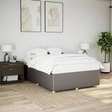 Maison Chic Posteljni okvir - Dvoposteljna postelja - Zakonska postelja brez vzmetnice taupe 160x200 cm blago-J4214, (21761614) | Shoptok.si