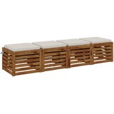  Jastučići za sjedenje SOEST 4 kom. 100% poliester Bijela | shoptok.hr