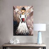  Slikanje po brojevima ANĐEO SA SRCEM - Level Medium 60x40 cm | bez okvira | shoptok.hr