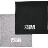 Urban Classics Accessoires Logo Tube Scarf Kids 2-Pack black/heathergrey