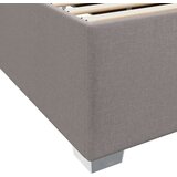  Konstrukcija postelje Taupe 80 x 200 cm blago | Shoptok.si