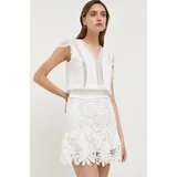 Morgan Suknja boja: bijela, mini, ravna