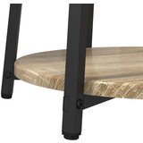 vidaXL Krajnji stolovi Sonoma hrast MDF, Metal Srednji Elegantni | shoptok.hr