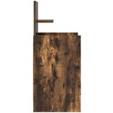 vidaXL Nočna omarica z 2 predaloma dim. hrast 38x34x80 cm | Shoptok.si