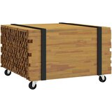  Stolić za kavu Smeđa 60 x 60 x 38 cm Čvrsto teak drvo | shoptok.hr