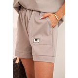 Kesi Włoski Women's punto set with short sleeves and loose shorts fango | shoptok.hr