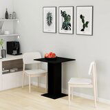 vidaXL Bistro stol crni 60 x 60 x 75 cm od iverice Cijene